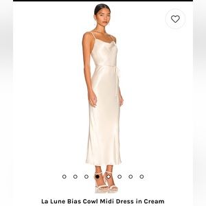 La Lune Shona Joy silk slip dress